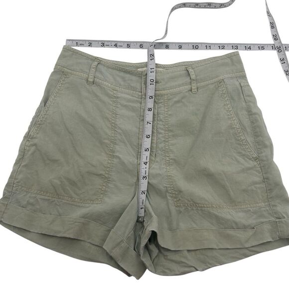 Anthropologie cloth and stone light green high waist shorts size xsmall - Picture 4 of 7